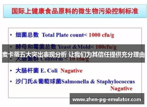 麦卡蒂五大突出表现分析 让我们为其信任提供充分理由 麦卡蒂五大突出表现分析 让我们为其信任提供充分理由